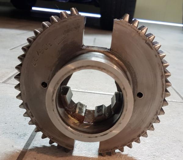 Ingranaggio con riporto a laser